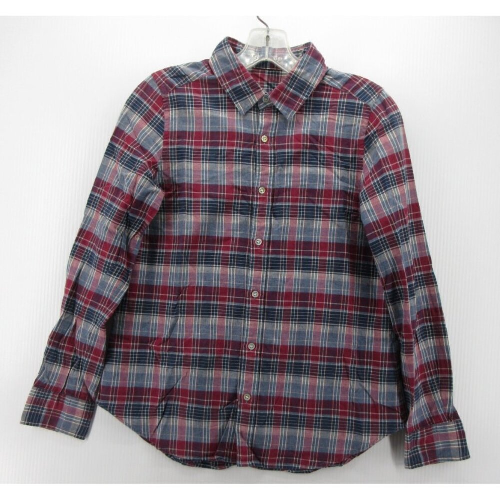Journal Standard Shirt XS Red Japanese Button Up Shirt Plaid Colorful *